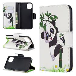 Bamboo Panda Leather Wallet Case for iPhone 11