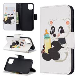 Baby Panda Leather Wallet Case for iPhone 11