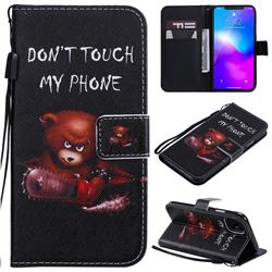 Angry Bear PU Leather Wallet Case for iPhone 11 (6.1 inch)