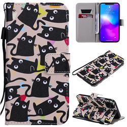 Cute Kitten Cat PU Leather Wallet Case for iPhone 11 (6.1 inch)