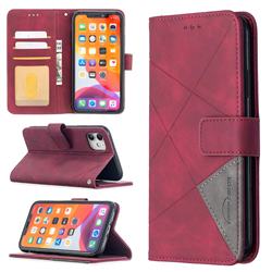 Binfen Color BF05 Prismatic Slim Wallet Flip Cover for iPhone 11 (6.1 inch) - Red