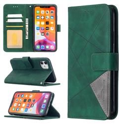Binfen Color BF05 Prismatic Slim Wallet Flip Cover for iPhone 11 (6.1 inch) - Green