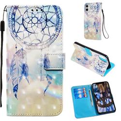 Fantasy Campanula 3D Painted Leather Wallet Case for iPhone 11 (6.1 inch)