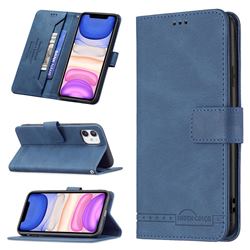 Binfen Color RFID Blocking Leather Wallet Case for iPhone 11 (6.1 inch) - Blue