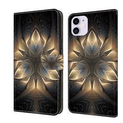 Resplendent Mandala Crystal PU Leather Protective Wallet Case Cover for iPhone 11 (6.1 inch)