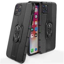 Alita Battle Angel Armor Metal Ring Grip Shockproof Dual Layer Rugged Hard Cover for iPhone 11 Pro Max (6.5 inch) - Black