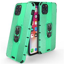 Alita Battle Angel Armor Metal Ring Grip Shockproof Dual Layer Rugged Hard Cover for iPhone 11 Pro Max (6.5 inch) - Green