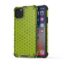 Honeycomb TPU + PC Hybrid Armor Shockproof Case Cover for iPhone 11 Pro Max (6.5 inch) - Green
