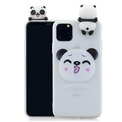 Smiley Panda Soft 3D Climbing Doll Soft Case for iPhone 11 Pro Max (6.5 inch)