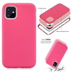 Matte Pc Silicone Shockproof Phone Back Cover Case For Iphone 11 Pro Max 6 5 Inch Red Iphone 11 Pro Max 6 5 Inch Cases Guuds