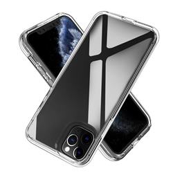 Transparent 2 in 1 Drop-proof Cell Phone Back Cover for iPhone 11 Pro Max (6.5 inch)