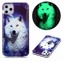 Galaxy Wolf Noctilucent Soft TPU Back Cover for iPhone 11 Pro Max (6.5 inch)