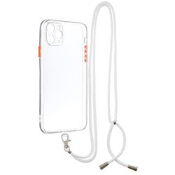 Necklace Cross-body Lanyard Strap Cord Phone Case Cover for iPhone 11 Pro Max (6.5 inch) - Transparent