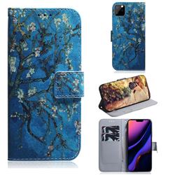 Apricot Tree PU Leather Wallet Case for iPhone 11 Pro Max (6.5 inch)
