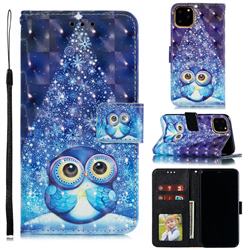 Stage Owl 3D Painted Leather Phone Wallet Case for iPhone 11 Pro Max (6.5 inch)