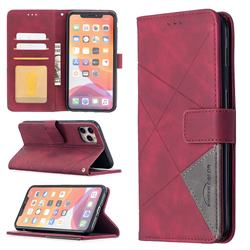 Binfen Color BF05 Prismatic Slim Wallet Flip Cover for iPhone 11 Pro Max (6.5 inch) - Red