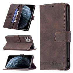 Binfen Color RFID Blocking Leather Wallet Case for iPhone 11 Pro Max (6.5 inch) - Brown