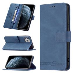Binfen Color RFID Blocking Leather Wallet Case for iPhone 11 Pro Max (6.5 inch) - Blue