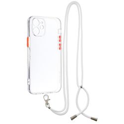 Necklace Cross-body Lanyard Strap Cord Phone Case Cover for iPhone 12 mini (5.4 inch) - Transparent