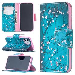 Blue Plum Leather Wallet Case for iPhone 12 mini (5.4 inch)