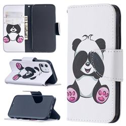 Lovely Panda Leather Wallet Case for iPhone 12 mini (5.4 inch)
