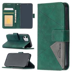 Binfen Color BF05 Prismatic Slim Wallet Flip Cover for iPhone 12 mini (5.4 inch) - Green