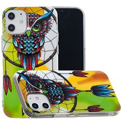 Owl Wind Chimes Noctilucent Soft TPU Back Cover for iPhone 12 mini (5.4 inch)