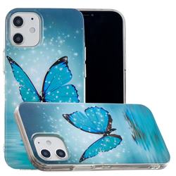 Butterfly Noctilucent Soft TPU Back Cover for iPhone 12 mini (5.4 inch)