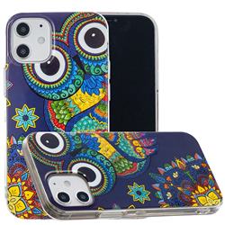 Tribe Owl Noctilucent Soft TPU Back Cover for iPhone 12 mini (5.4 inch)