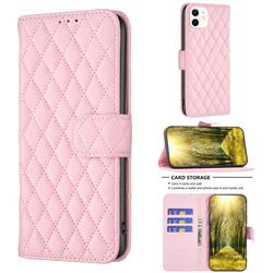 Binfen Color BF-14 Fragrance Protective Wallet Flip Cover for iPhone 12 mini (5.4 inch) - Pink
