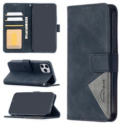Binfen Color BF05 Prismatic Slim Wallet Flip Cover for iPhone 12 / 12 Pro (6.1 inch) - Black