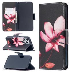 Lotus Flower Leather Wallet Case for iPhone 12 Pro Max (6.7 inch)