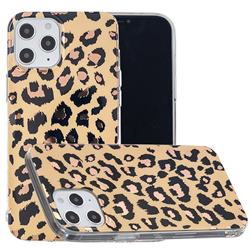 Leopard Galvanized Rose Gold Marble Phone Back Cover for iPhone 12 Pro Max (6.7 inch)