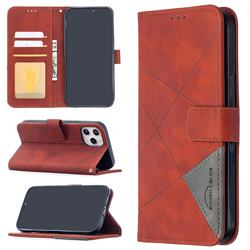 Binfen Color BF05 Prismatic Slim Wallet Flip Cover for iPhone 12 Pro Max (6.7 inch) - Brown