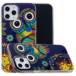 Tribe Owl Noctilucent Soft TPU Back Cover for iPhone 12 Pro Max (6.7 inch)