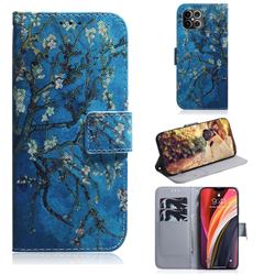 Apricot Tree PU Leather Wallet Case for iPhone 12 Pro Max (6.7 inch)