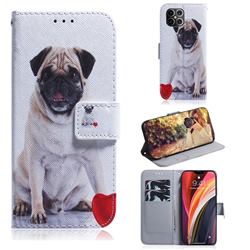 Pug Dog PU Leather Wallet Case for iPhone 12 Pro Max (6.7 inch)