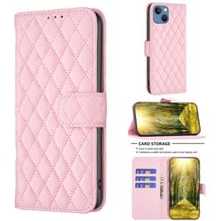 Binfen Color BF-14 Fragrance Protective Wallet Flip Cover for iPhone 13 (6.1 inch) - Pink