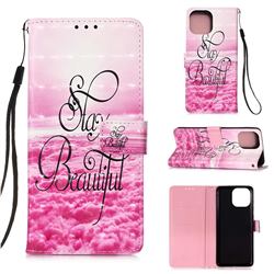 Beautiful 3D Painted Leather Wallet Case for iPhone 13 mini (5.4 inch)