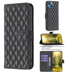 Binfen Color BF-14 Fragrance Protective Wallet Flip Cover for iPhone 13 mini (5.4 inch) - Black