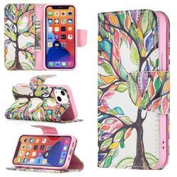 The Tree of Life Leather Wallet Case for iPhone 13 mini (5.4 inch)