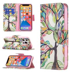 The Tree of Life Leather Wallet Case for iPhone 13 Pro (6.1 inch)