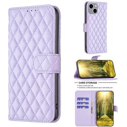 Binfen Color BF-14 Fragrance Protective Wallet Flip Cover for iPhone 14 Plus (6.7 inch) - Purple