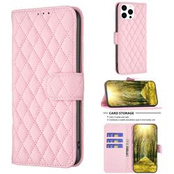 Binfen Color BF-14 Fragrance Protective Wallet Flip Cover for iPhone 14 Pro (6.1 inch) - Pink