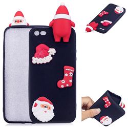 Black Santa Claus Christmas Xmax Soft 3D Silicone Case for iPhone SE 5s 5