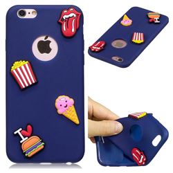I Love Hamburger Soft 3D Silicone Case for iPhone 6s 6 6G(4.7 inch)