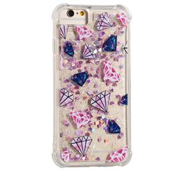 Diamond Dynamic Liquid Glitter Sand Quicksand Star TPU Case for iPhone 6s 6 6G(4.7 inch)