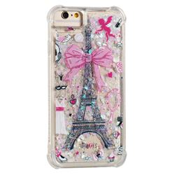 Mirror and Tower Dynamic Liquid Glitter Sand Quicksand Star TPU Case for iPhone 6s 6 6G(4.7 inch)