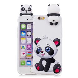Panda Girl Soft 3D Climbing Doll Soft Case for iPhone 6s 6 6G(4.7 inch)
