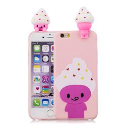 Ice Cream Man Soft 3D Climbing Doll Soft Case for iPhone 6s 6 6G(4.7 inch)
